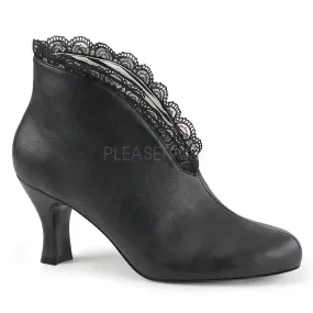 3 Inch Heel JENNA-105 Black Pu