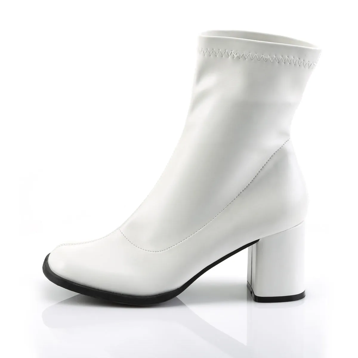 3" Heel GOGO-150 White Pu