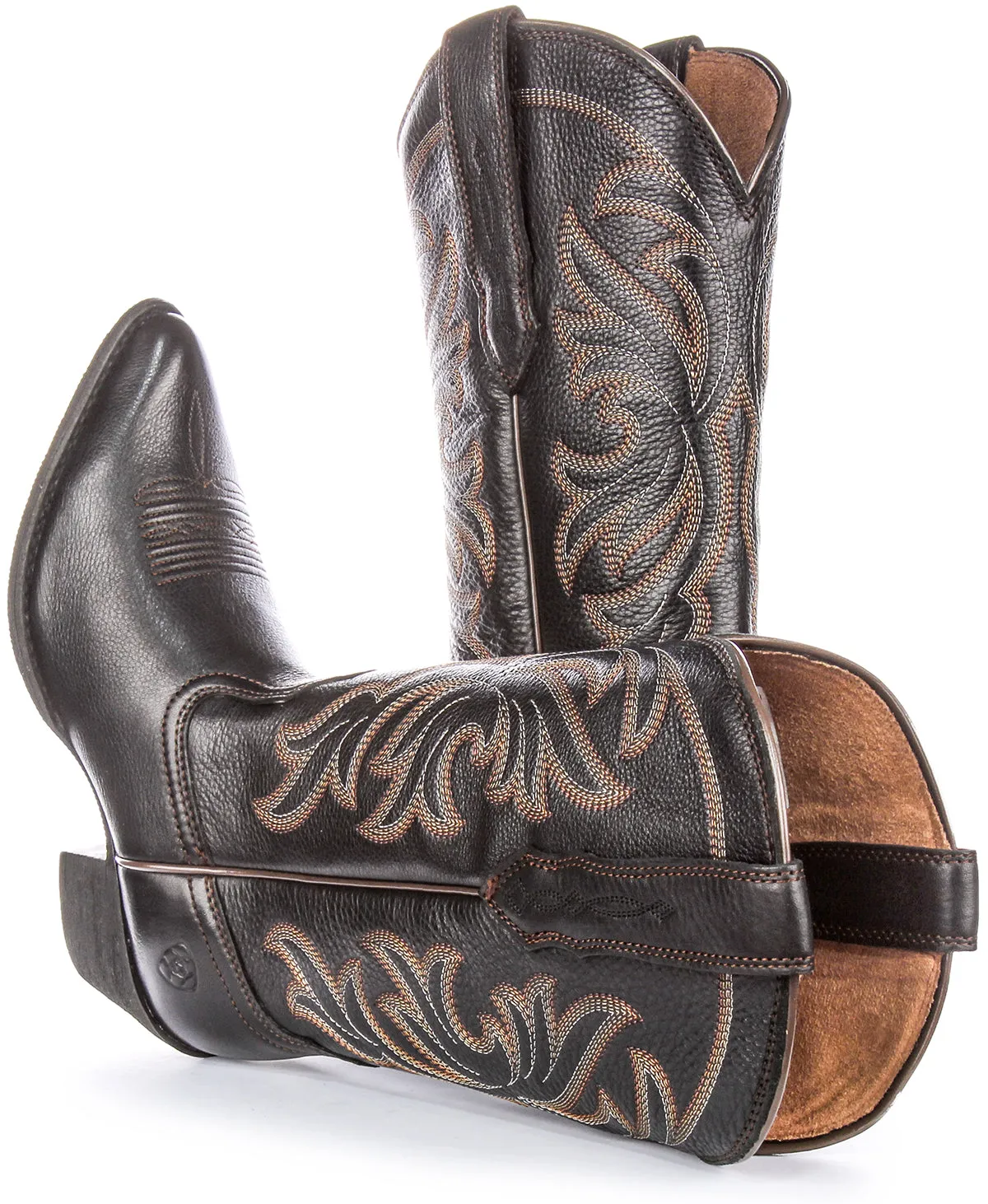 Ariat Heritage J Toe Cowboy Boot In Black For Women