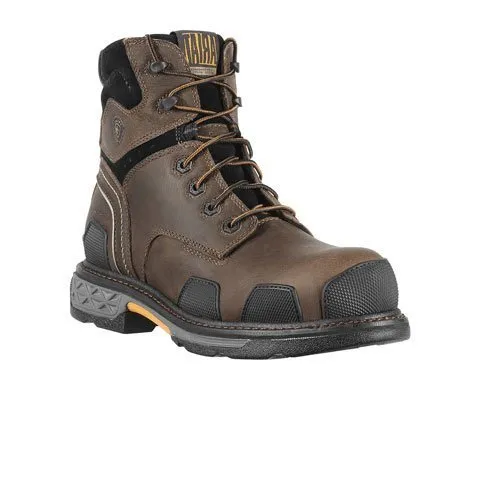 Ariat OverDrive 6" Composite Toe Work Boot (Men) - Dark Brown