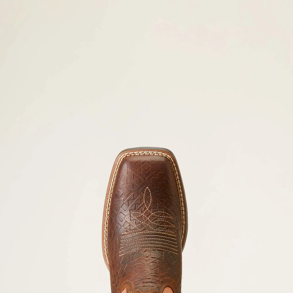 'Ariat' Women's 11 Women's Round Up Western Square Toe - Toasted Blanket / Copper Glow