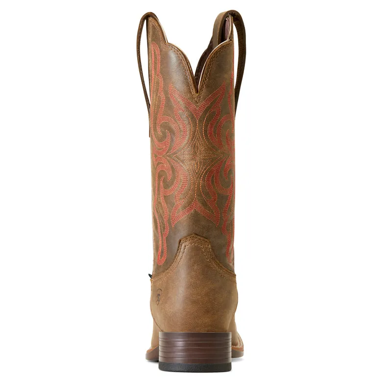 'Ariat' Women's 12 Primera StretchFit WP Western Square Toe - Pebble