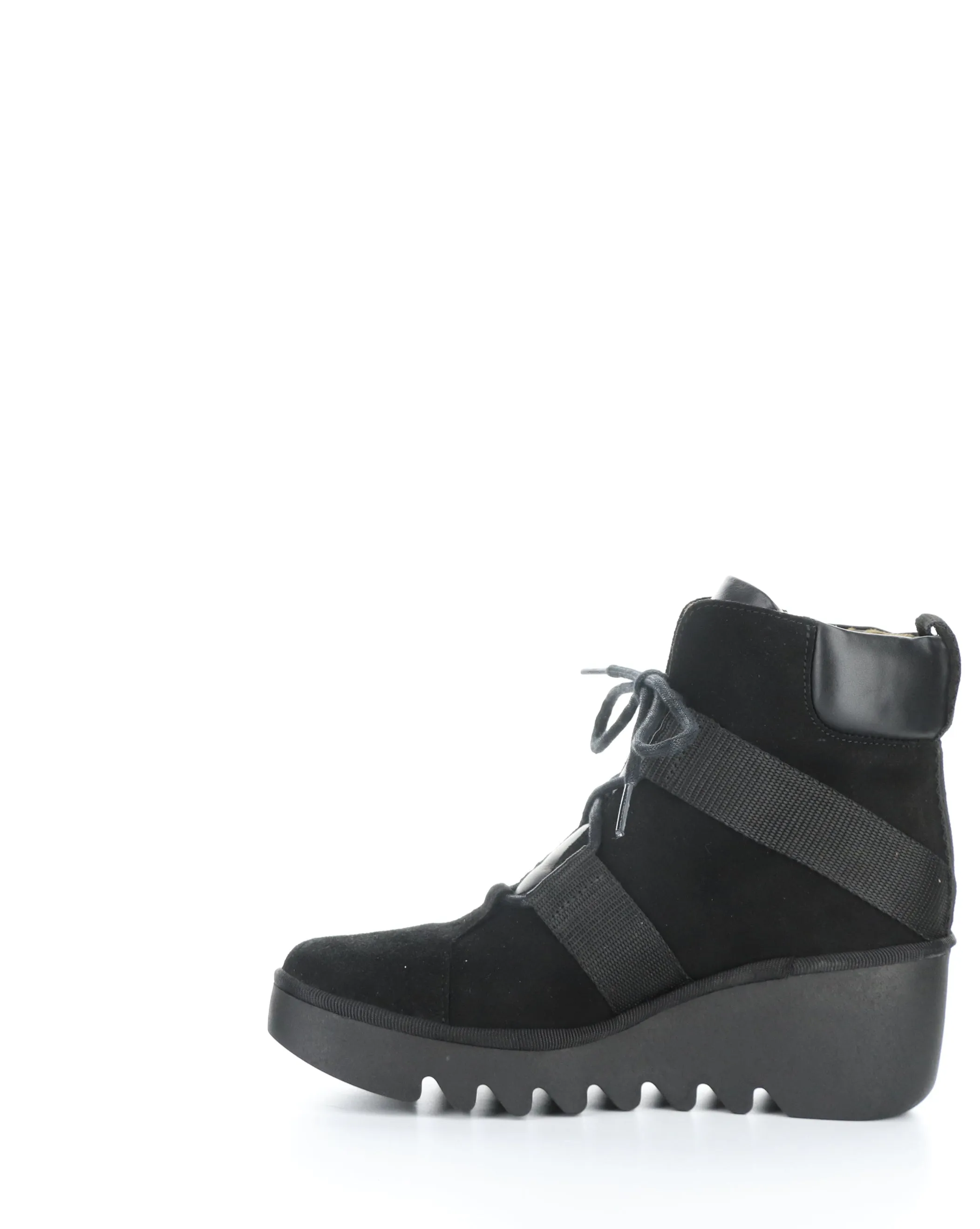 BLOM460FLY 000 BLACK Round Toe Boots