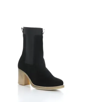 BRIGHTS BLACK Elasticated Boots