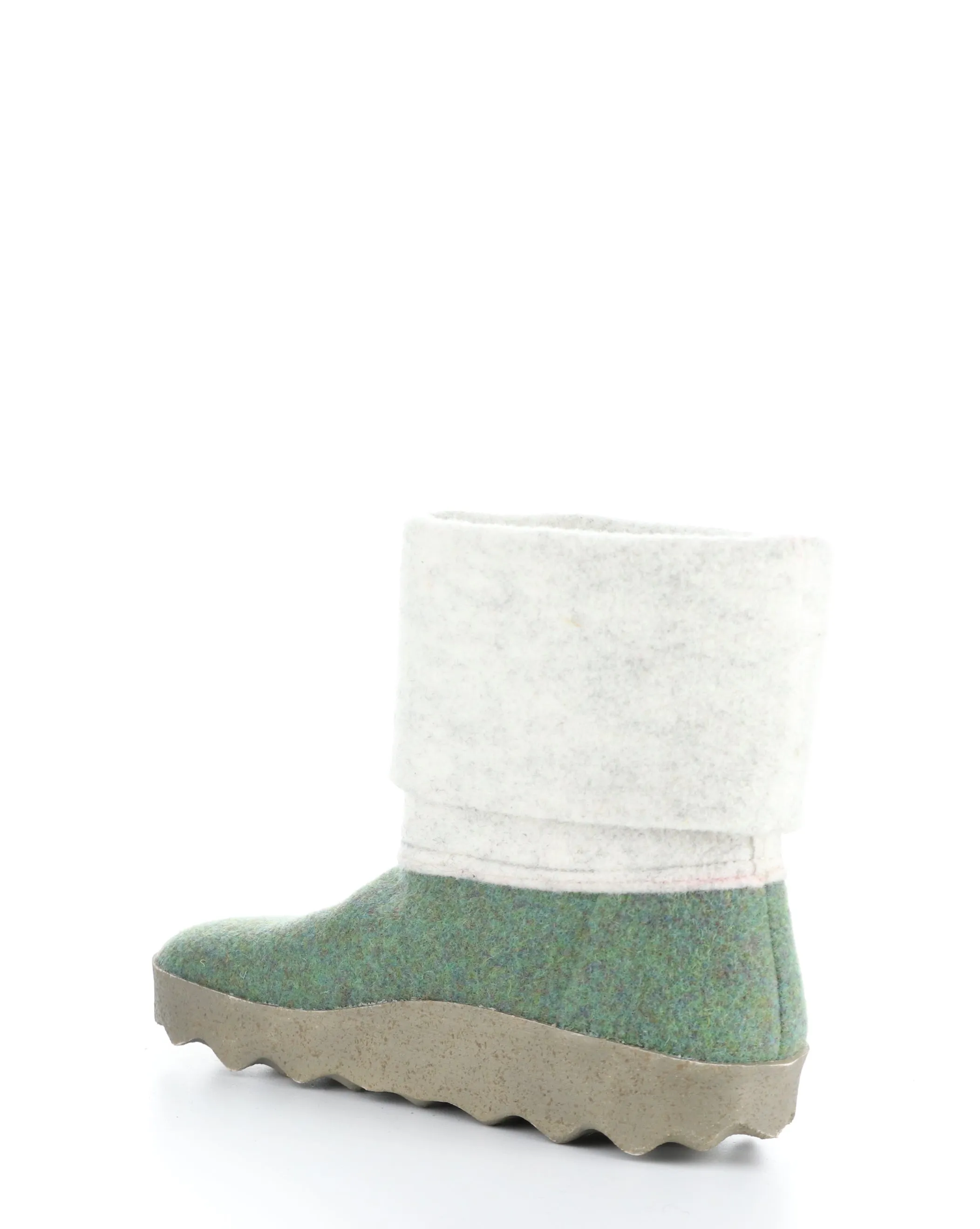 CADY137ASP Green Round Toe Boots