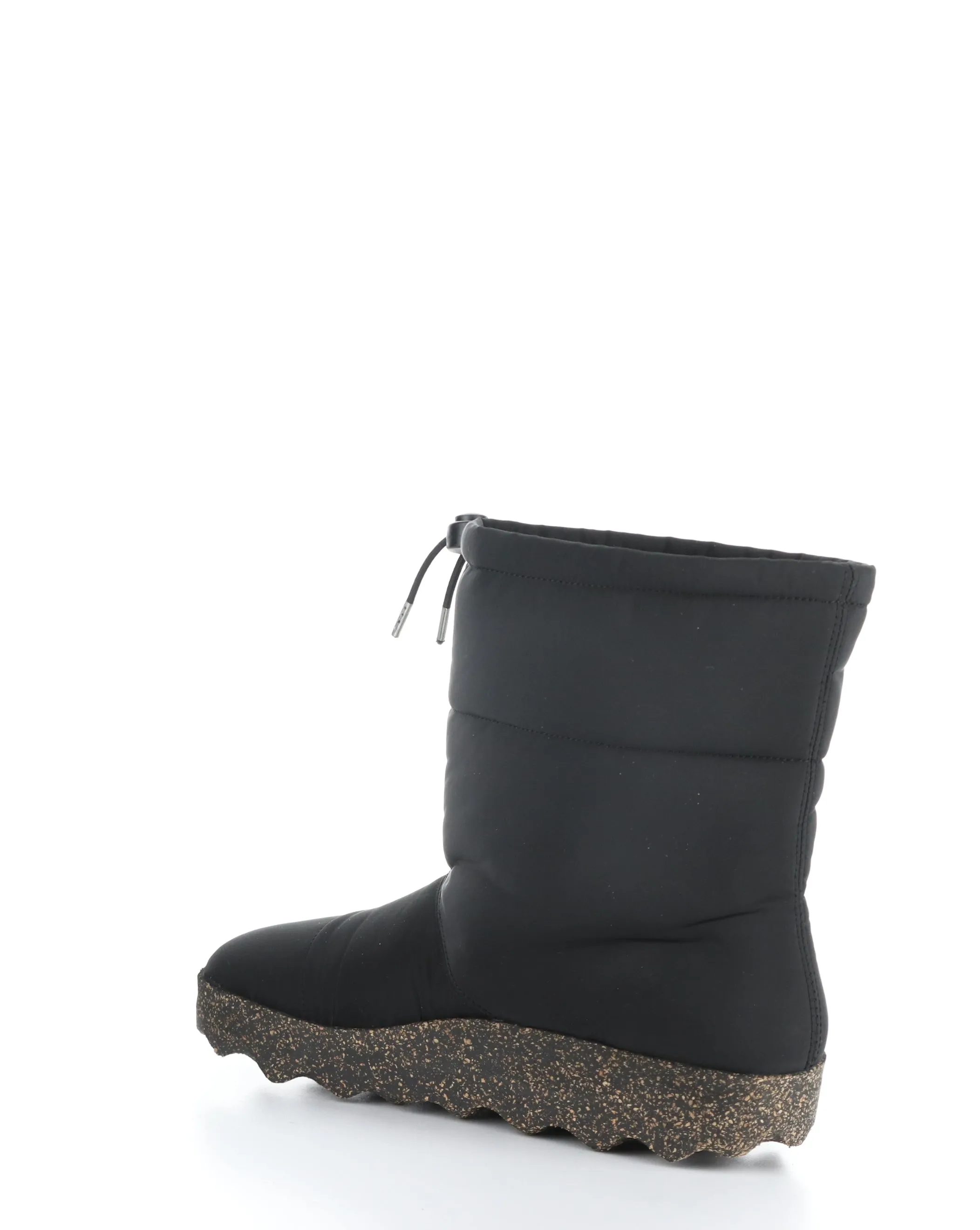 CALE142ASP 011 BLACK Round Toe Boots