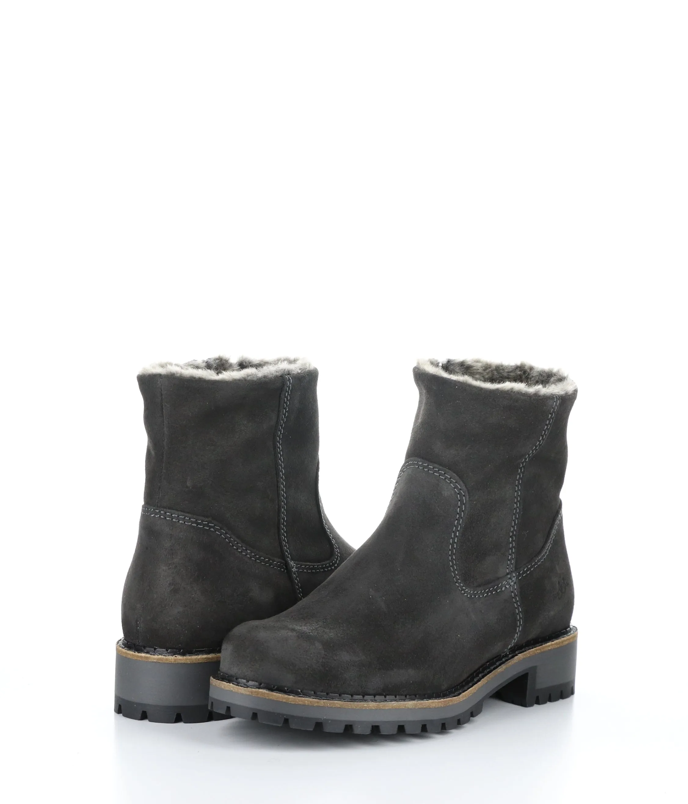 CALIB GREY Round Toe Boots