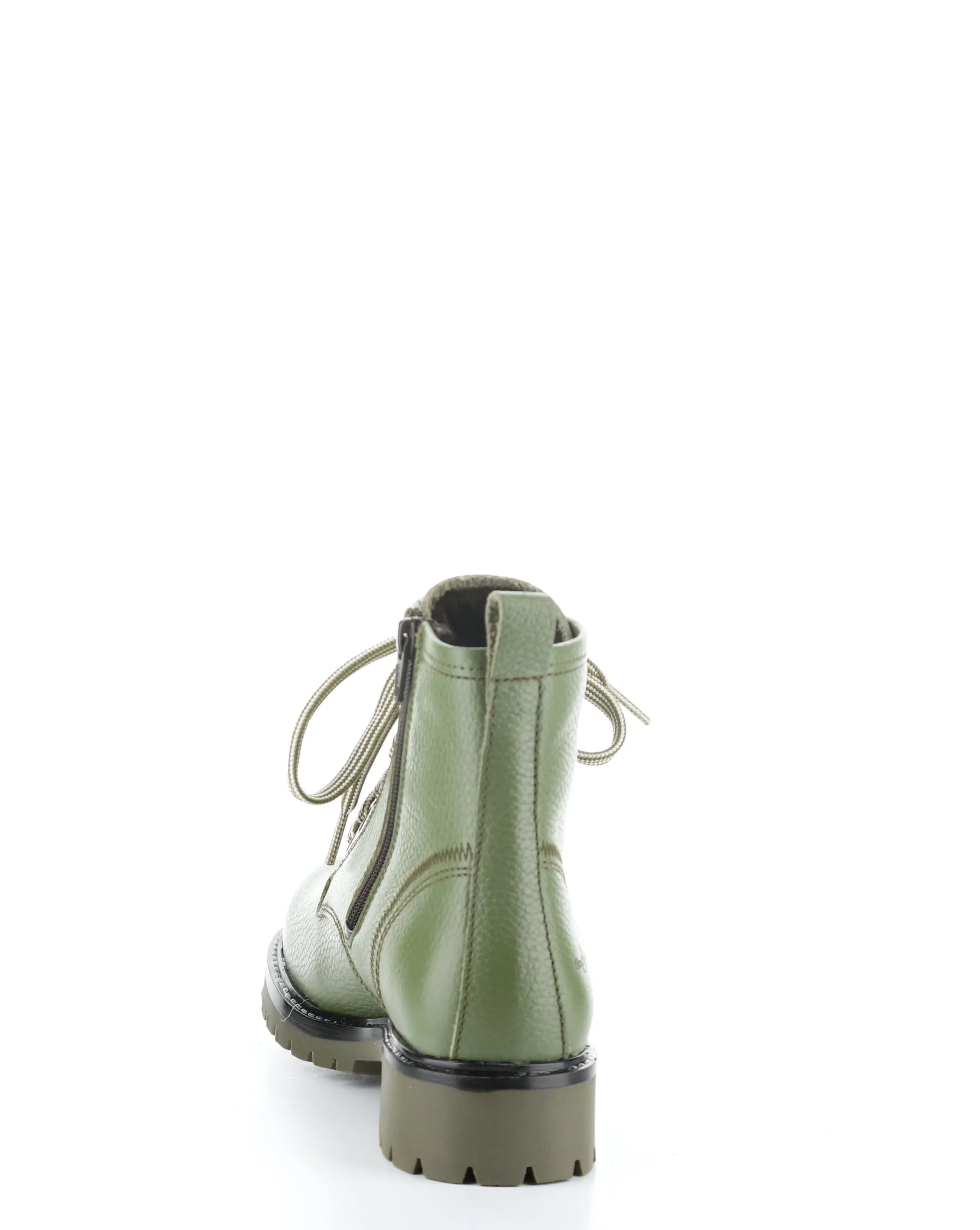 CARINAS OLIVE Round Toe Boots