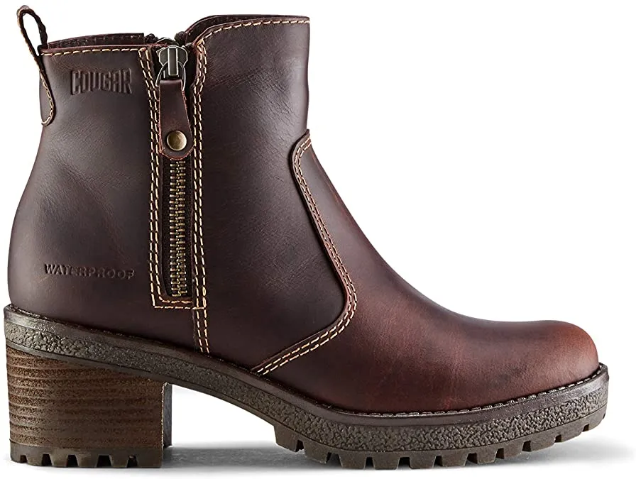 Stylish Cougar Daytona Leather Cask Booties for Comfortable All-Day Wear