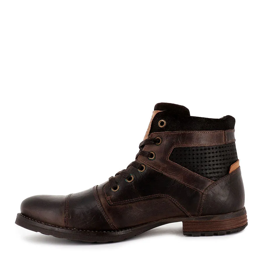 DALBY - DARK BROWN LEATHER