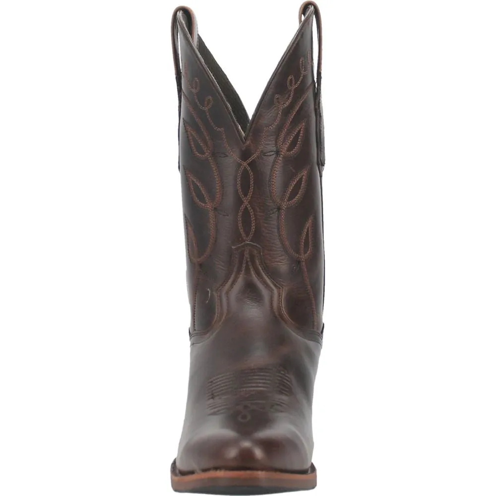 'Dan Post' Men's 12" Woodrow Western Round Toe - Chocolate