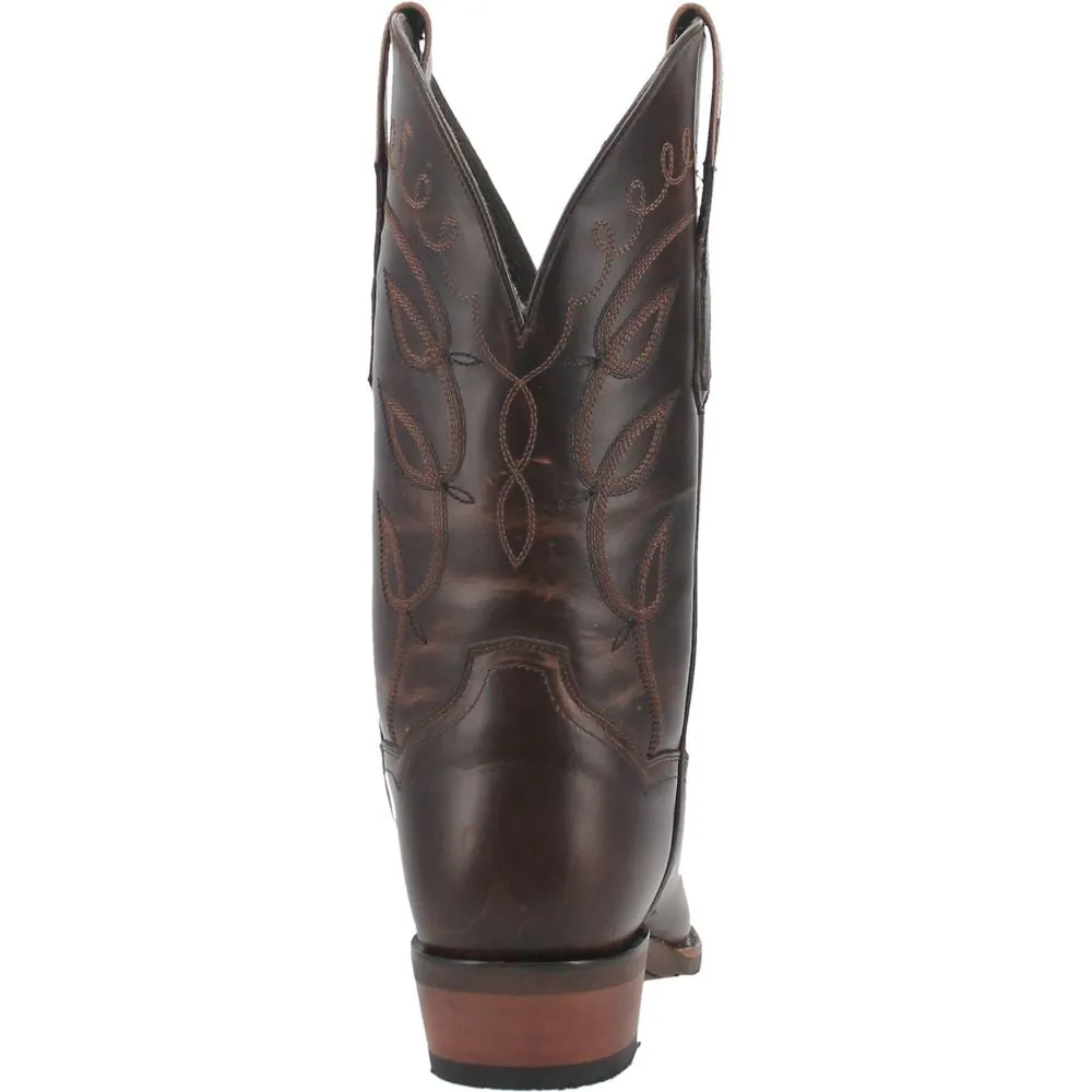 'Dan Post' Men's 12" Woodrow Western Round Toe - Chocolate