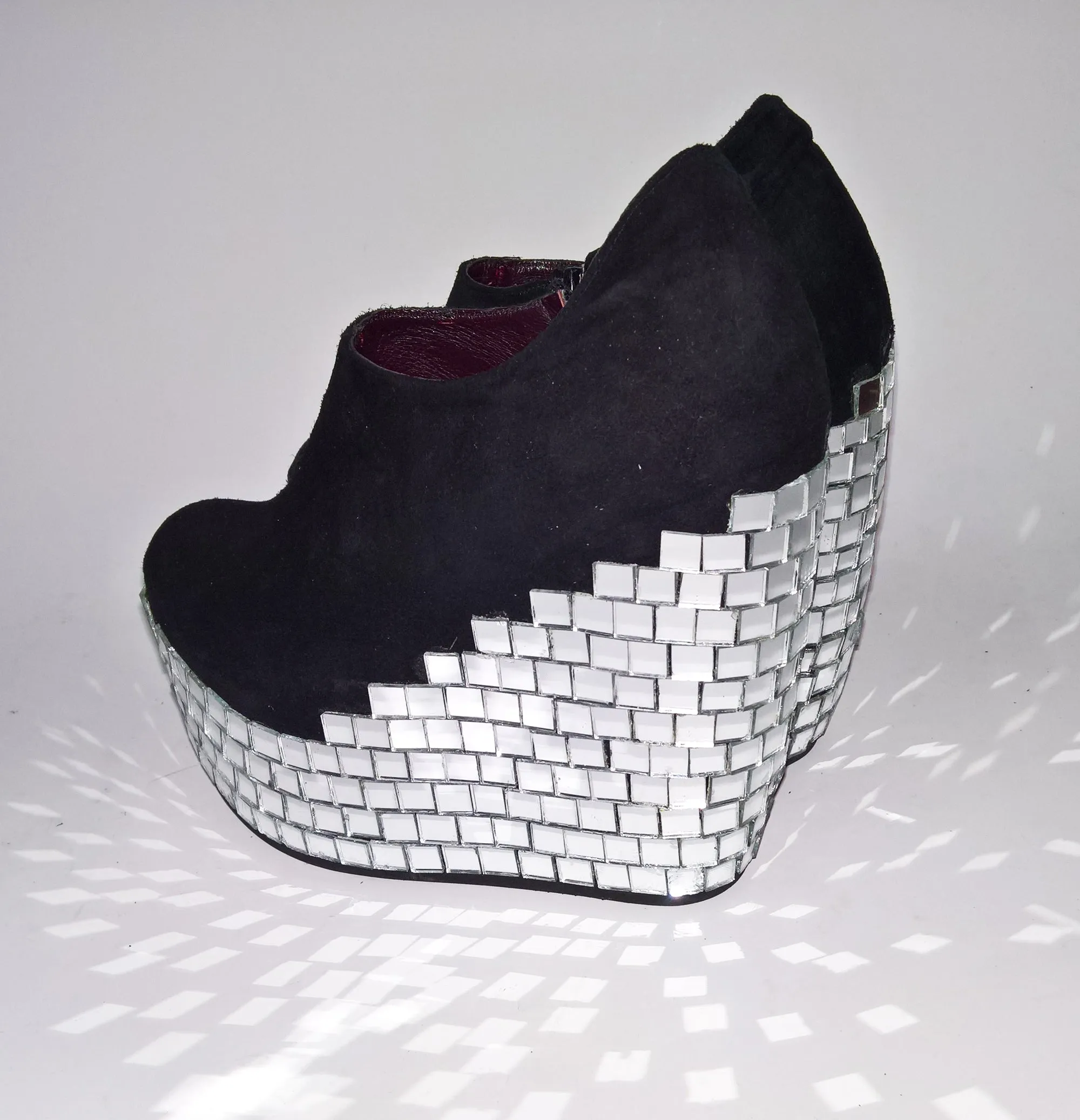 Disco MIRROR BALL Platform Shoes