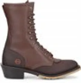 'Double H' Men's 10" Ricardo Domestic Packer - Brown / Dark Brown