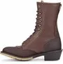 'Double H' Men's 10" Ricardo Domestic Packer - Brown / Dark Brown