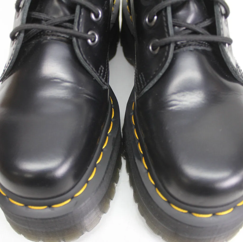 Dr. Martens Jadon Black Unisex Leather Mid-calf 8-eye Boots - UK 4