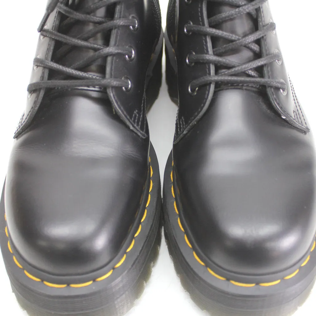 Dr. Martens Jadon Black Unisex Leather Mid-calf 8-eye Boots - UK 6.5