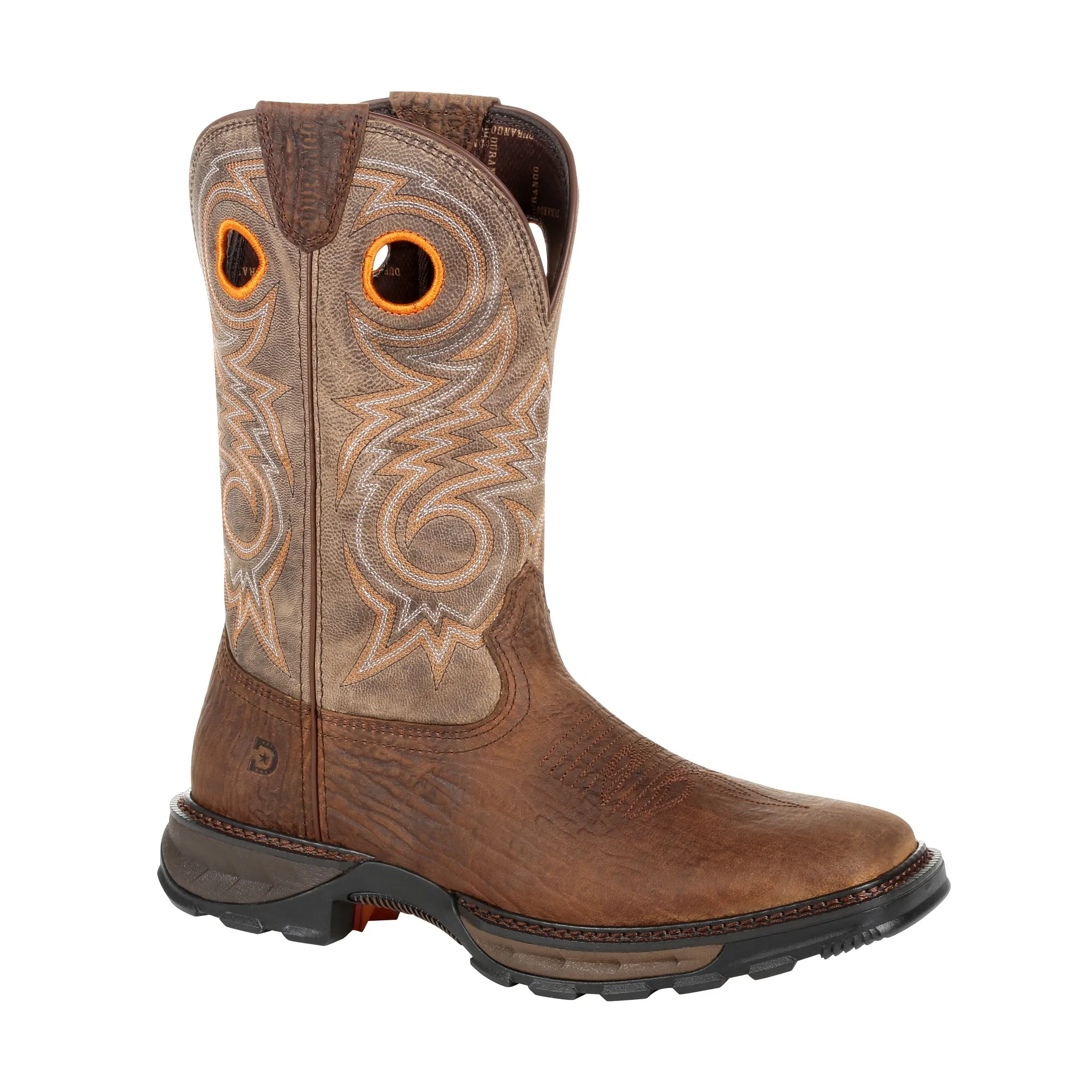 'Durango' Men's 11" Maverick XP Western Work Square Toe - Brown / Tan