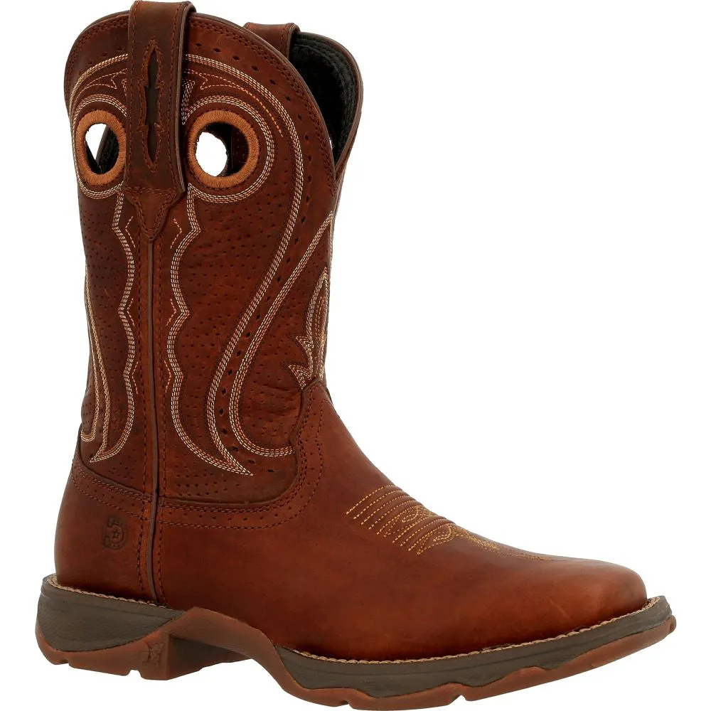 'Durango' Women's 11" Lady Rebel Pro Western Square Toe - Chestnut