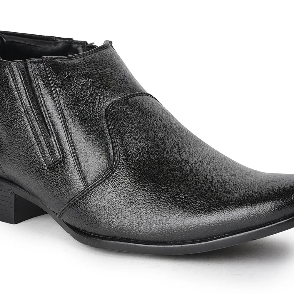 Fortune (Black) Ankle Boots For Men A1-07 By Liberty