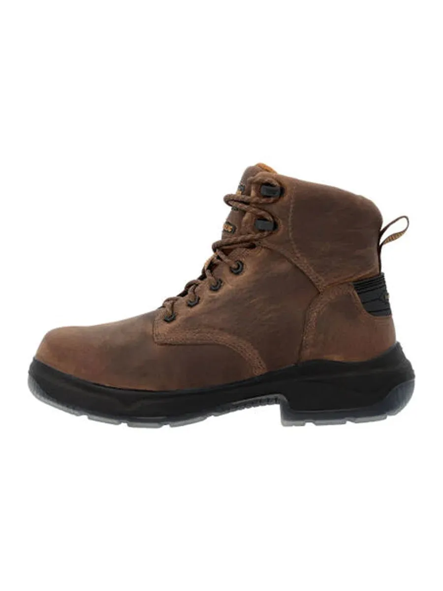 'Georgia Boot' Men's 6" FLXpoint Ultra EH WP Comp Toe - Brown