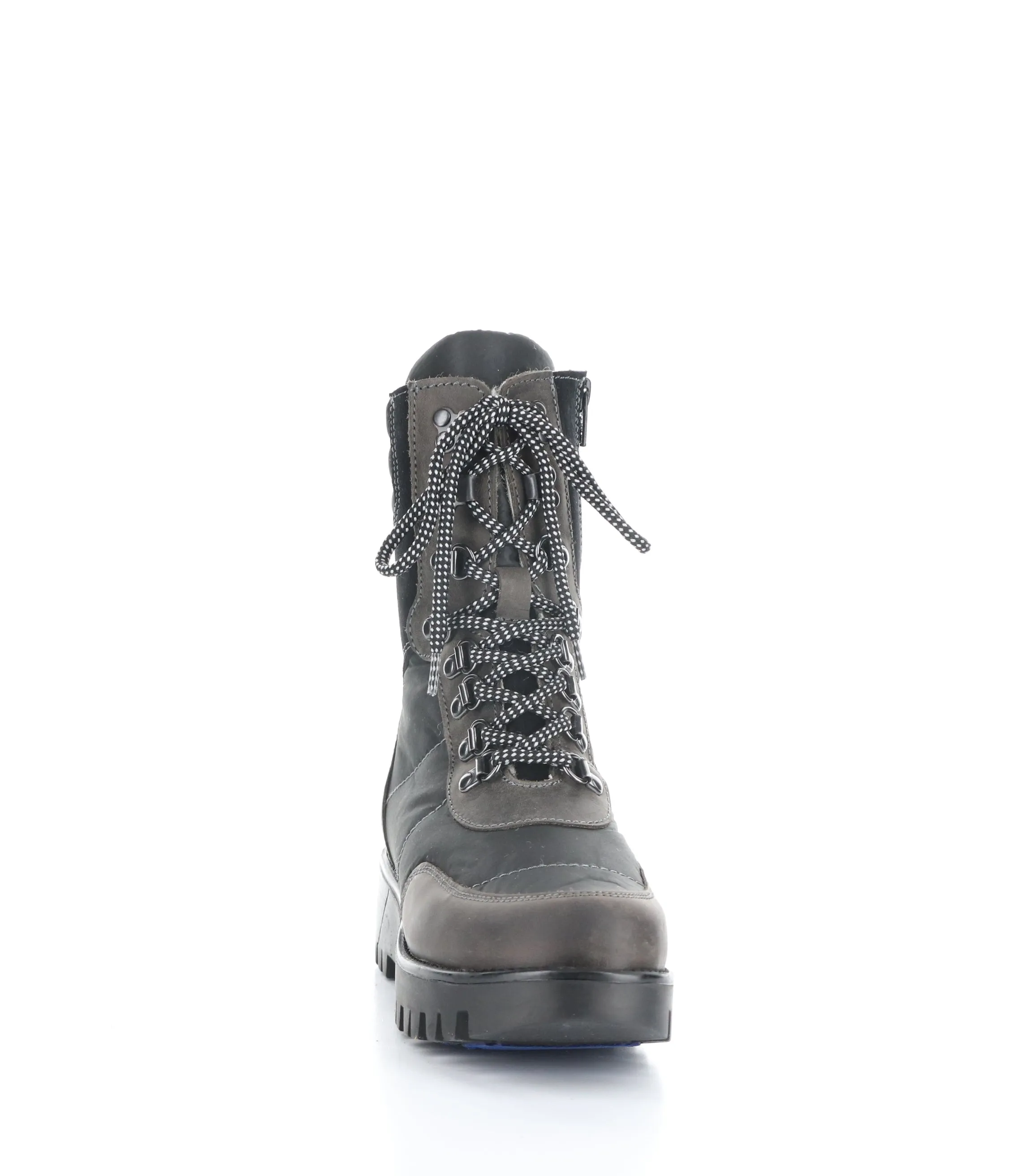 GREER PRIMA GREY/BLACK Round Toe Boots