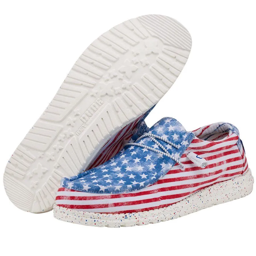 'Hey Dude' Men's Wally - Stars 'N Stripes