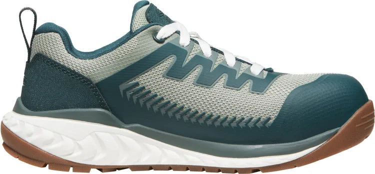 'Keen Utility' Women's Arvada EH Carbon-Fiber Toe Sneaker - Sea Moss / Desert Sage