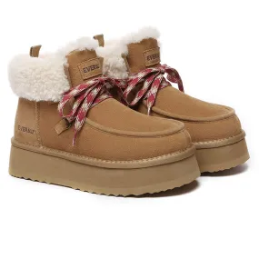 Lace-up Ankle Platform UGG Boots