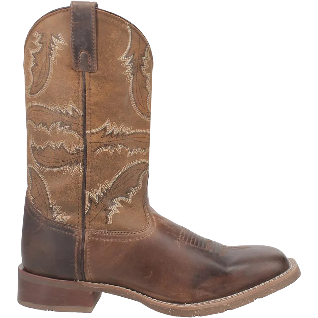 'Laredo' Men's 11 Bradshaw Western Square Toe - Brown / Tan