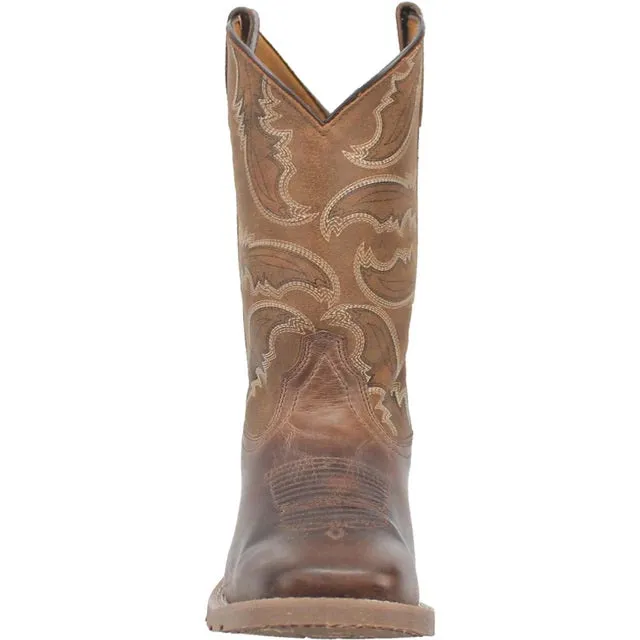 'Laredo' Men's 11 Bradshaw Western Square Toe - Brown / Tan