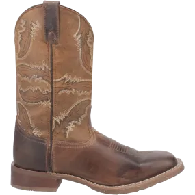 'Laredo' Men's 11" Bradshaw Western Square Toe - Brown / Tan