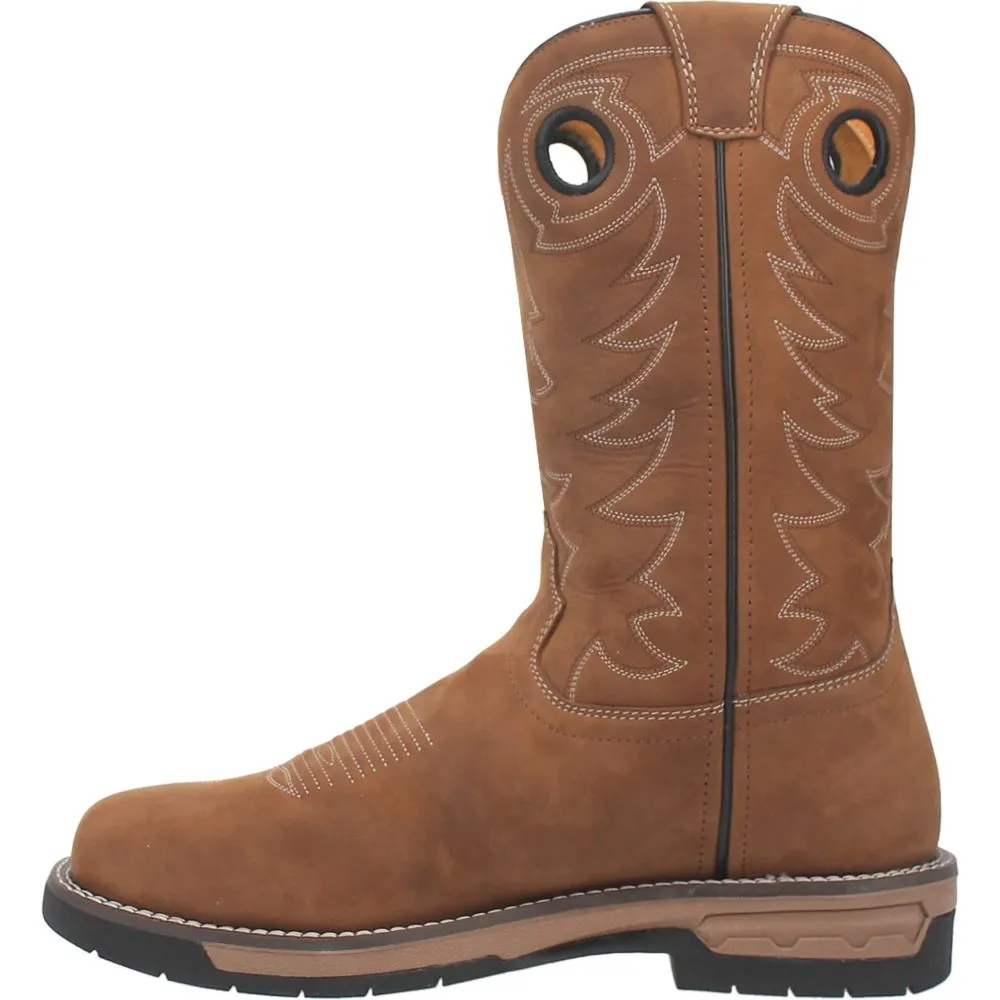 'Laredo' Men's 11" Decker Western Square Steel Toe -  Brown