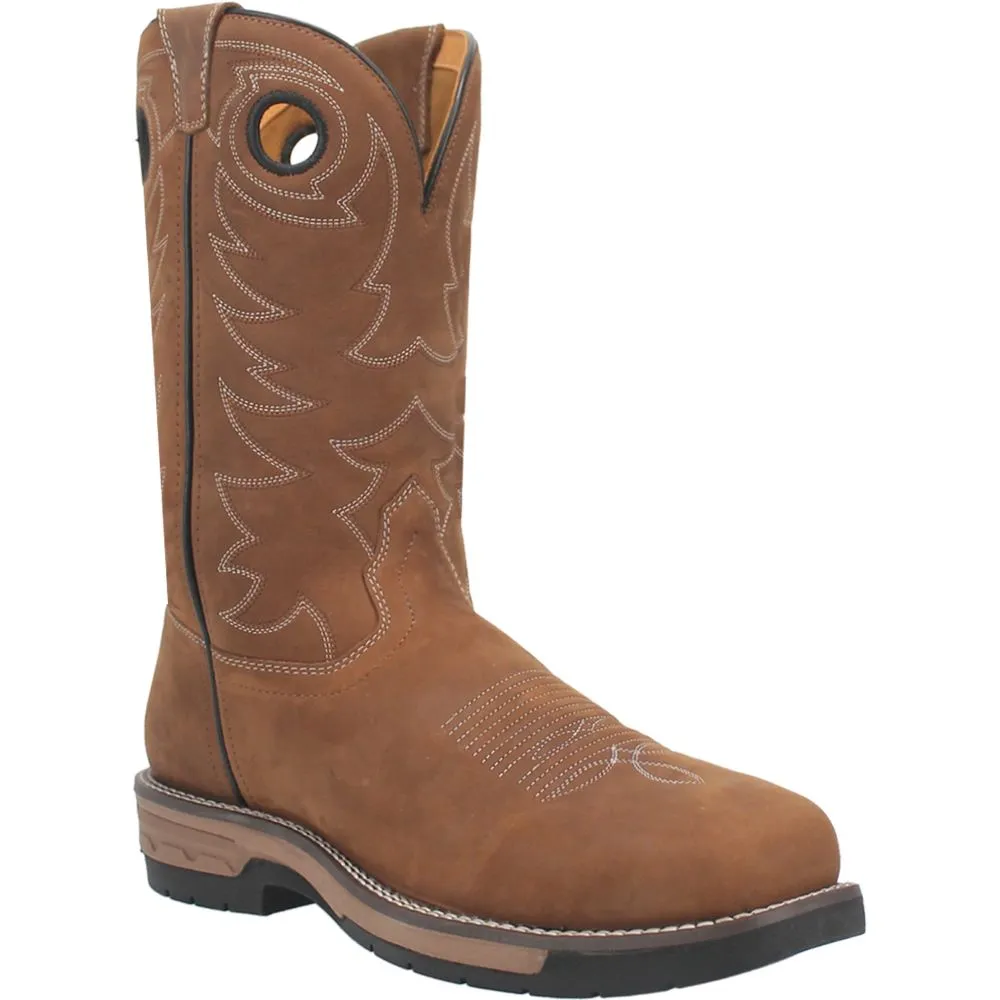 'Laredo' Men's 11" Decker Western Square Steel Toe -  Brown