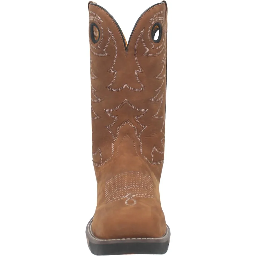 'Laredo' Men's 11" Decker Western Square Steel Toe -  Brown