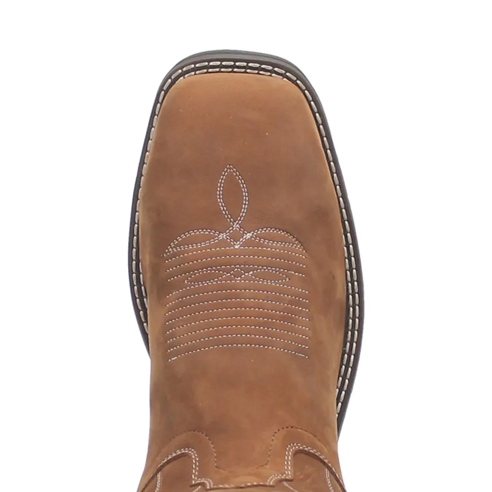 'Laredo' Men's 11" Decker Western Square Steel Toe -  Brown