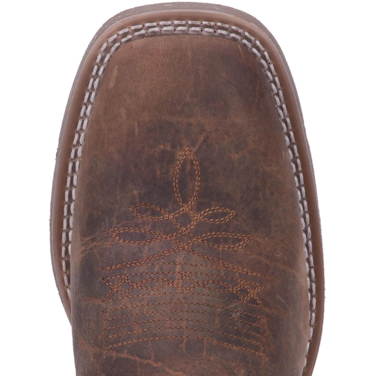 'Laredo' Men's 11" Rancher Stockman Western Square Toe - Rust / Brown