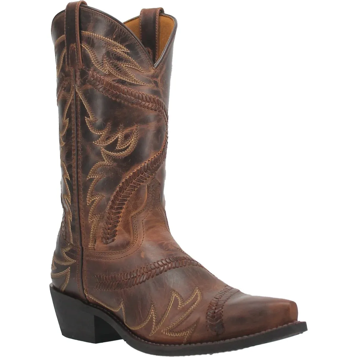 'Laredo' Men's Jag Western Snip Toe - Brown