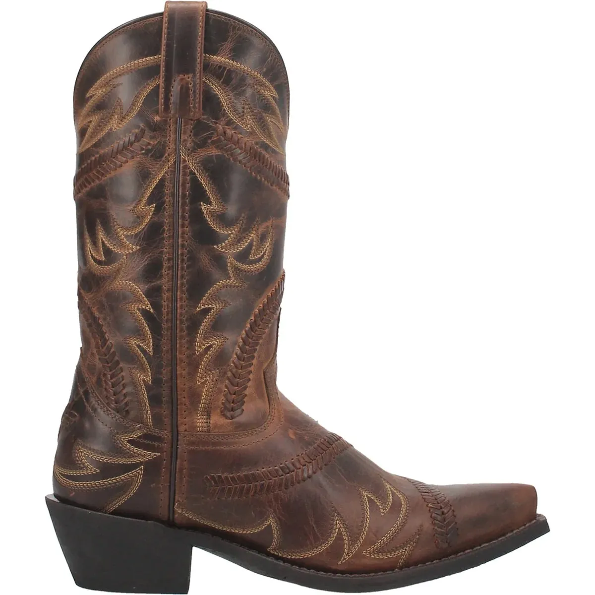 'Laredo' Men's Jag Western Snip Toe - Brown