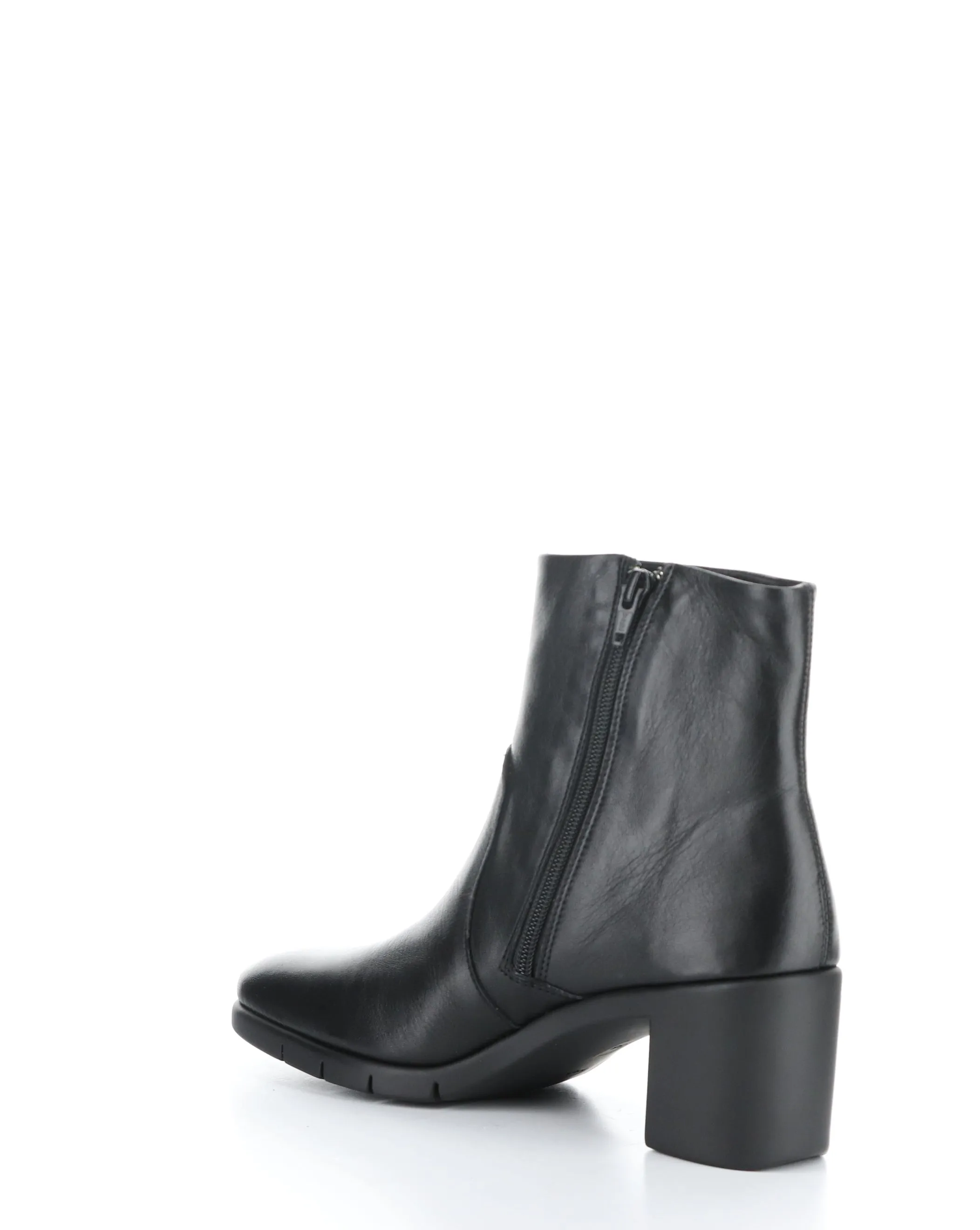 LIVE WELL BLACK Round Toe Boots