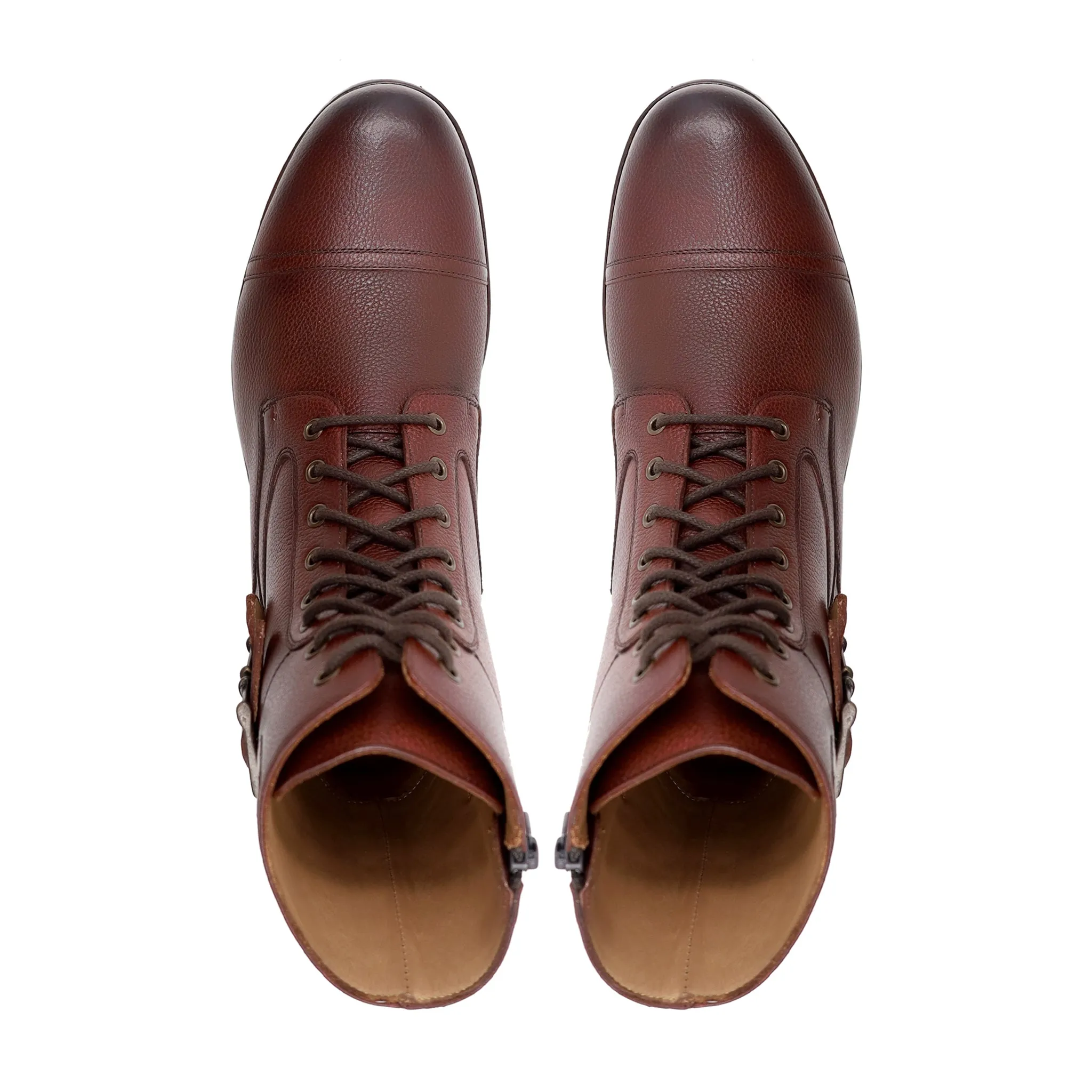 Maseru - Men's Oxblood Pebble Grain Boot