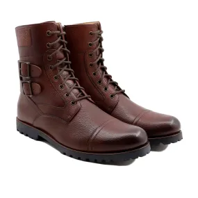 Maseru - Men's Oxblood Pebble Grain Boot