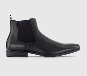 Mens Office Burnham Chelsea Boots Black