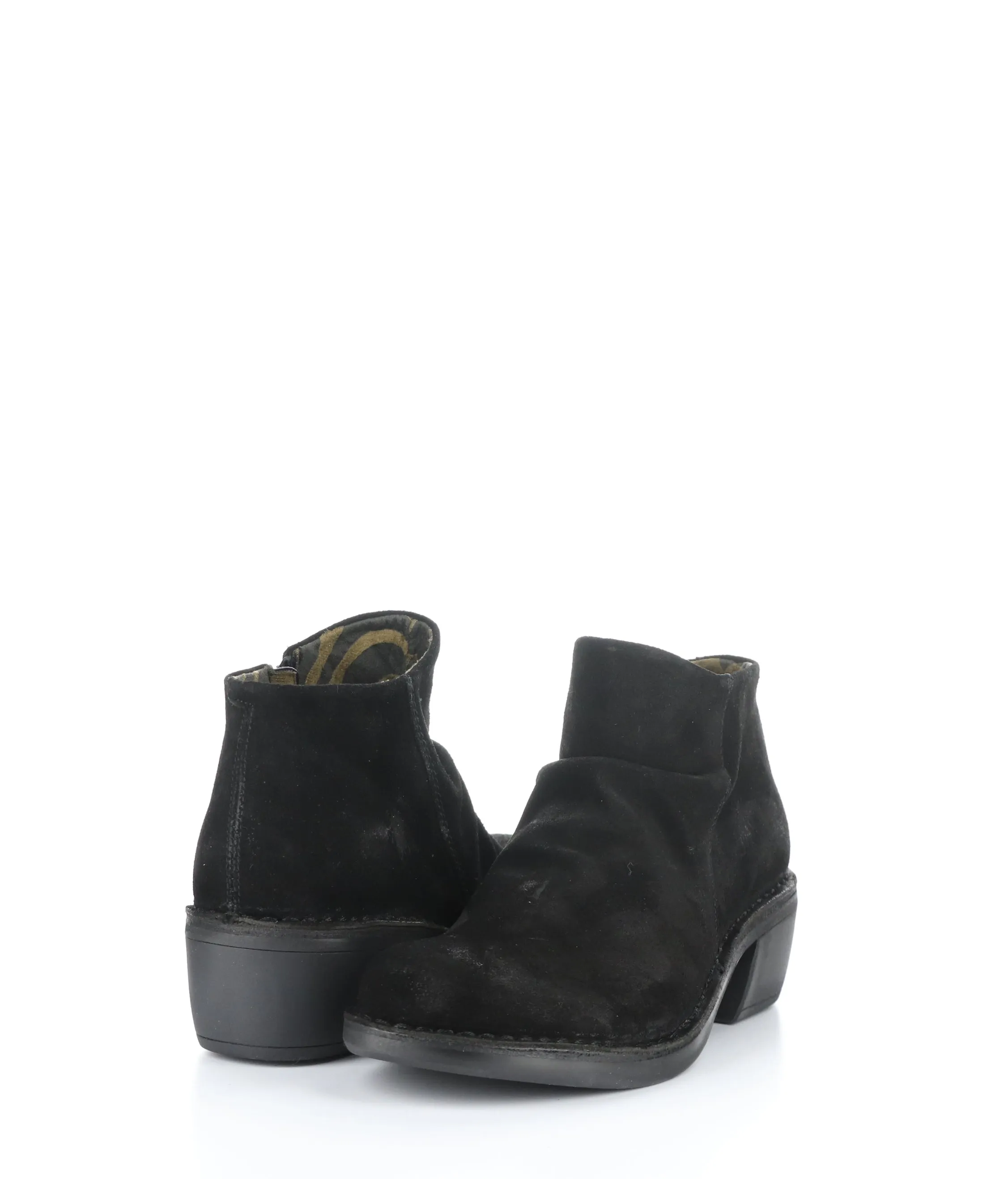 MERK093FLY 005 BLACK Round Toe Boots