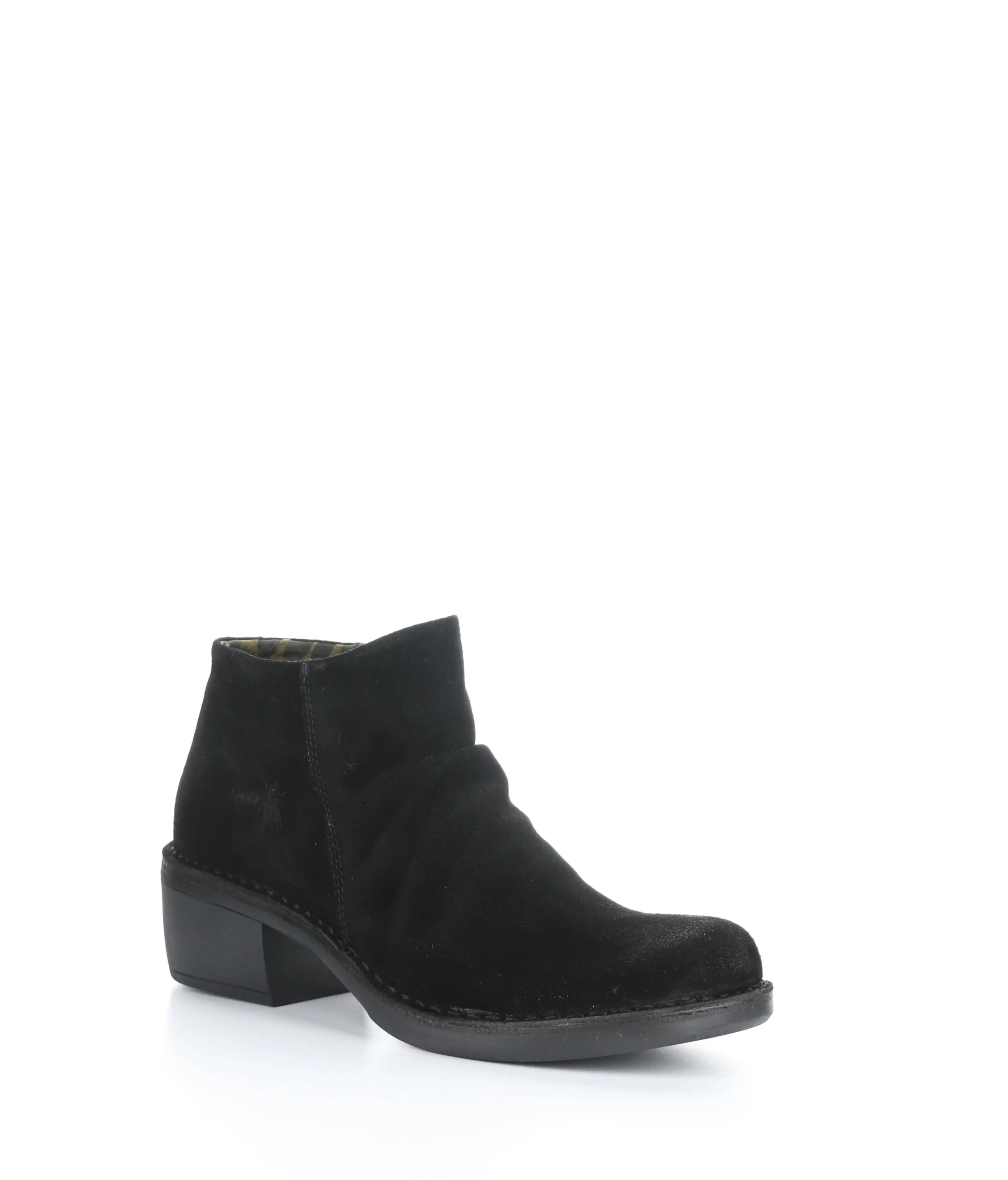 MERK093FLY 005 BLACK Round Toe Boots