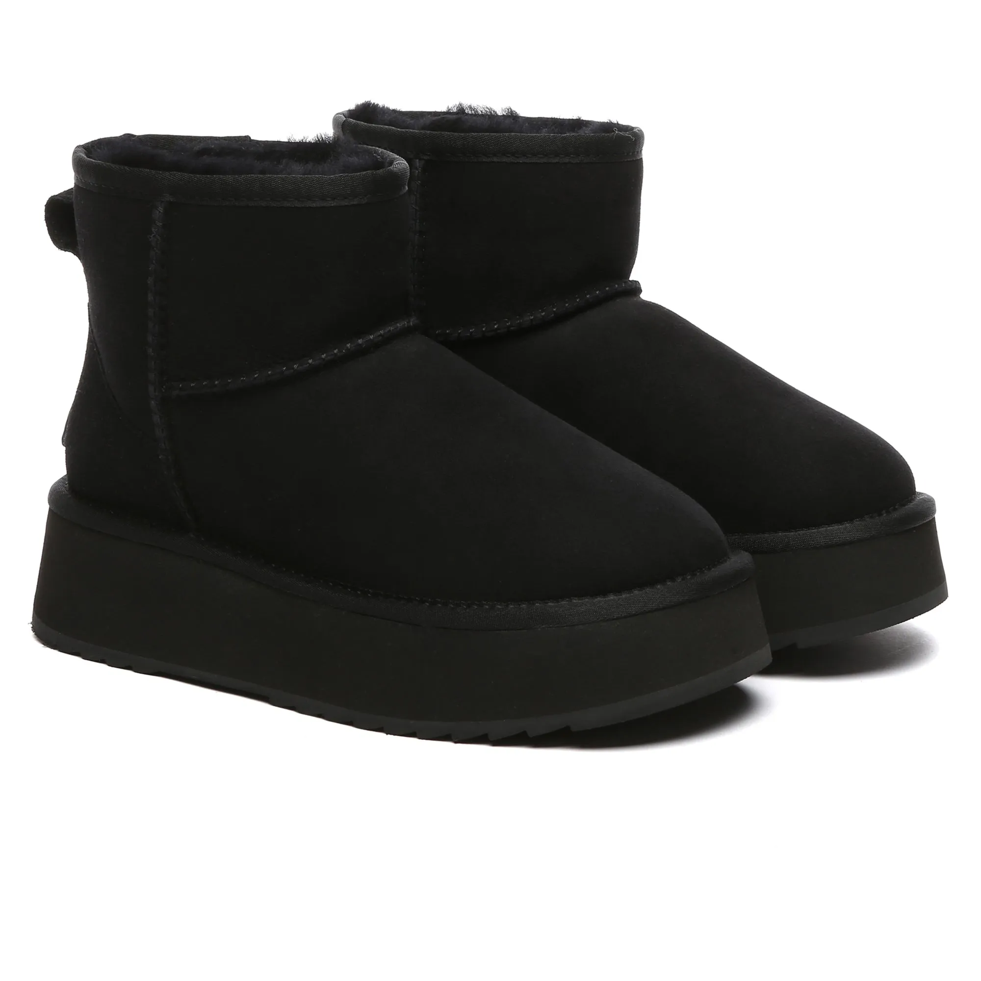 Mini Platform Sheepskin Winter Boots