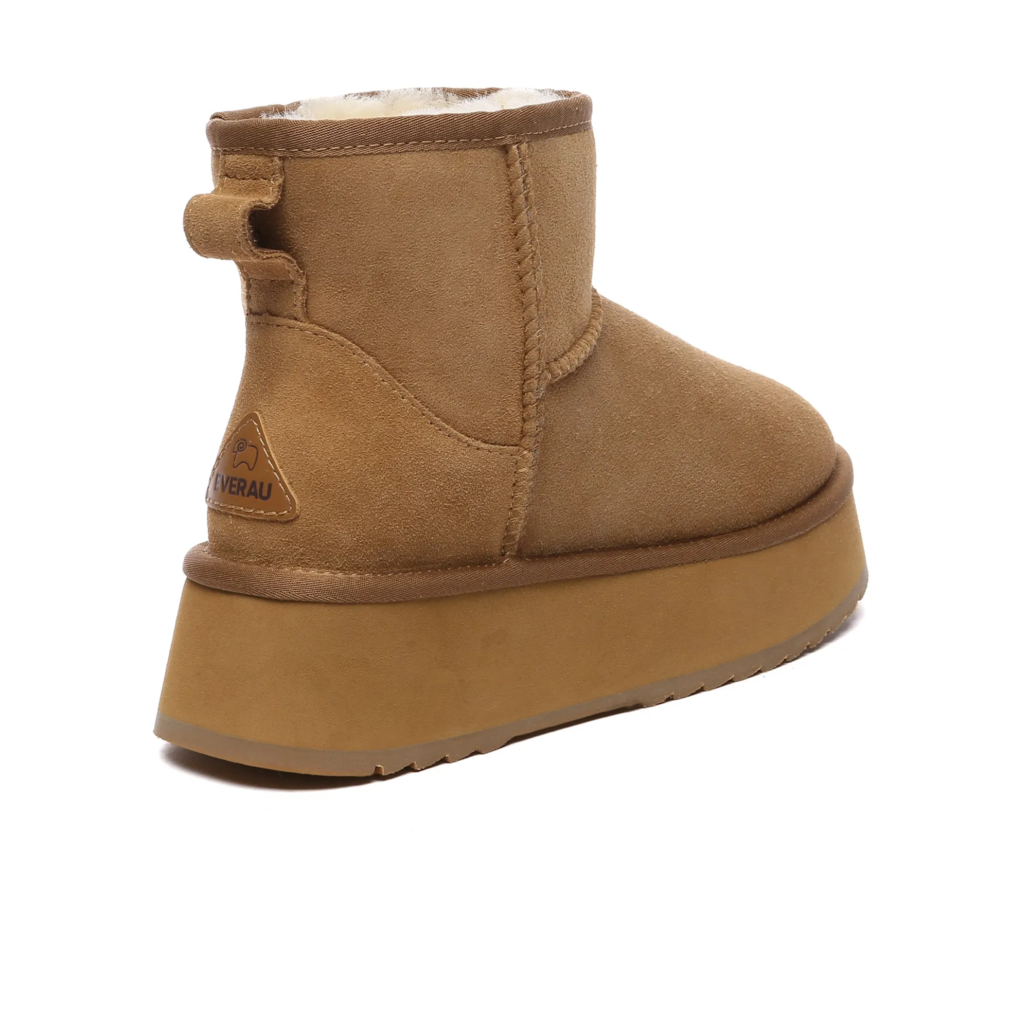 Mini Platform Sheepskin Winter Boots