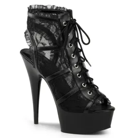 Pleaser Delight-696LC Ankle Boots