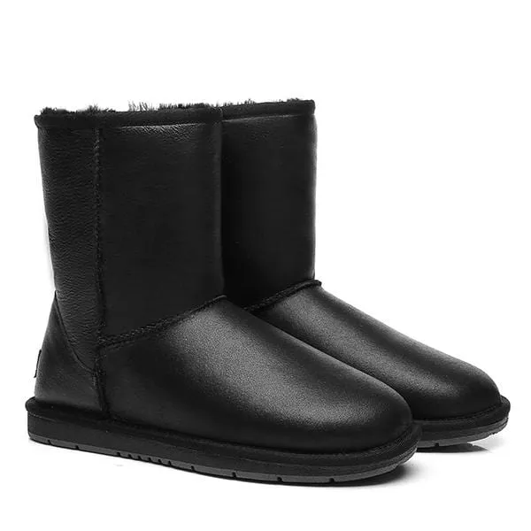 Premium Short Napa Leather UGG Boots