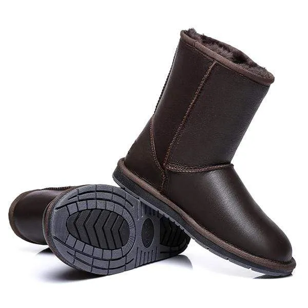 Premium Short Napa Leather UGG Boots